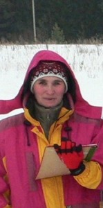 Нина Васильевна судья - лыжные гонки